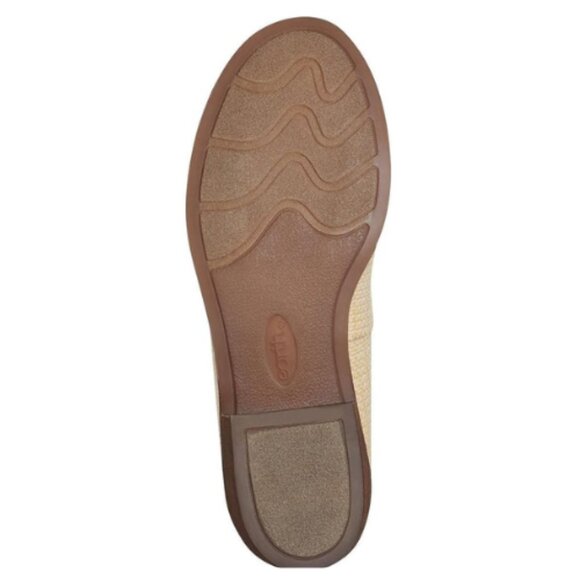 Earth Footwear Women's, EDNA2 Casual Round Toe Loafer, Raffia Upper, Beige, 11 M - Picture 5 of 6